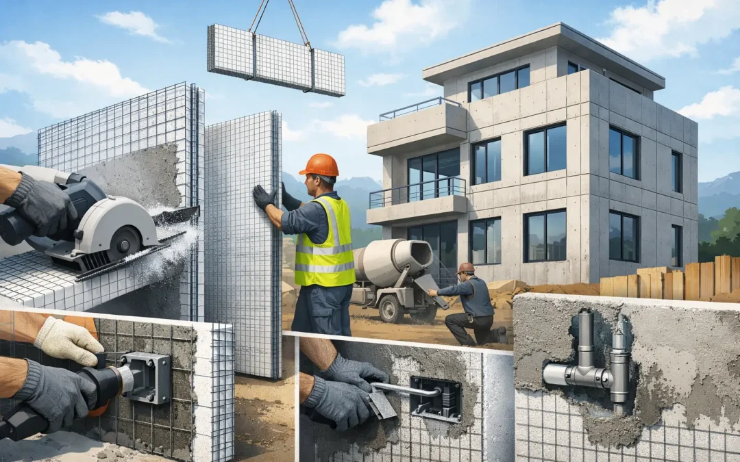 Concrete EPS Core Wall Panels SCIPs for Resilient Building